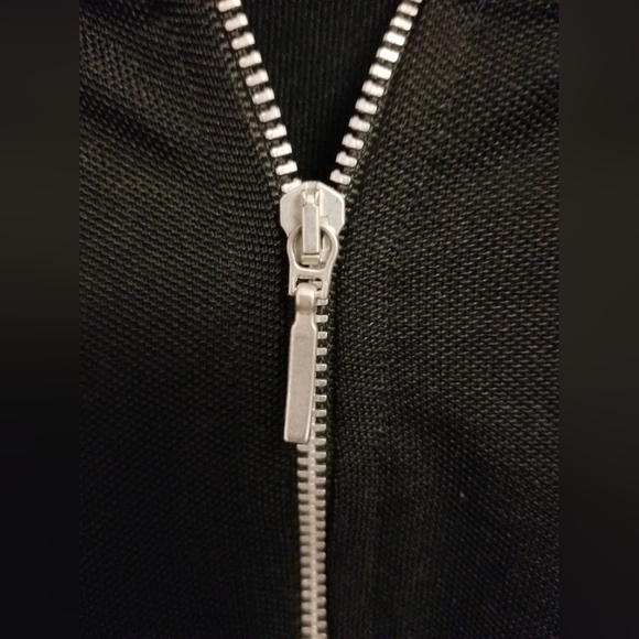 Zara Black Bomber-like Jacket - Picture 3 of 9